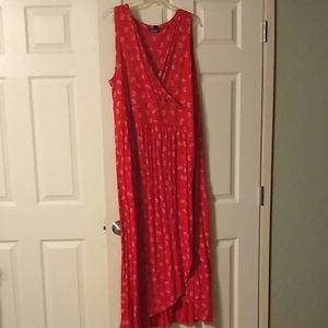 Red Lands End Maxi Dress